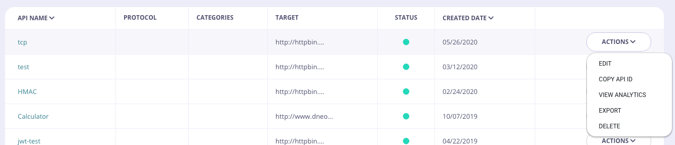 API ID location