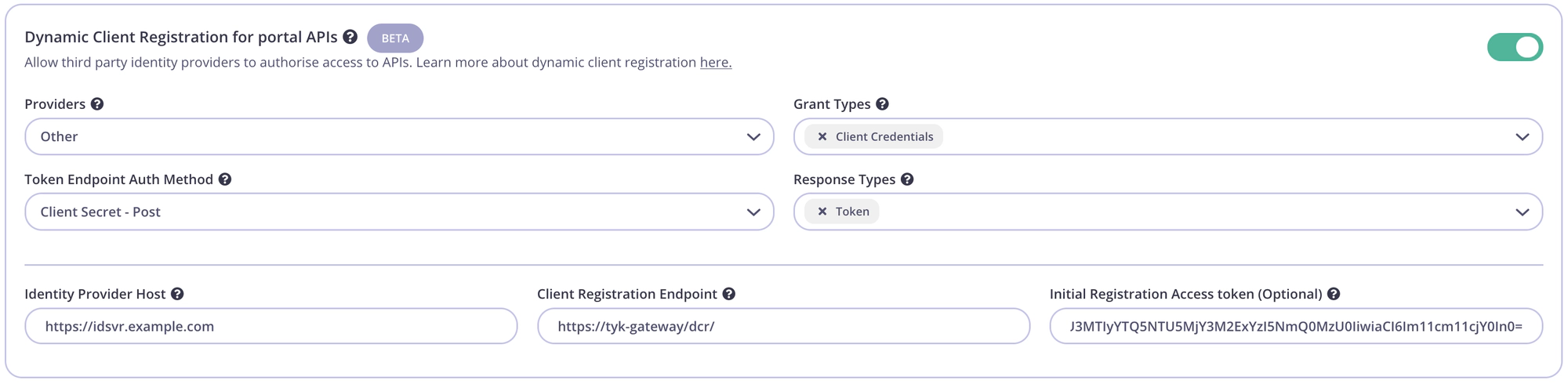 Configure DCR