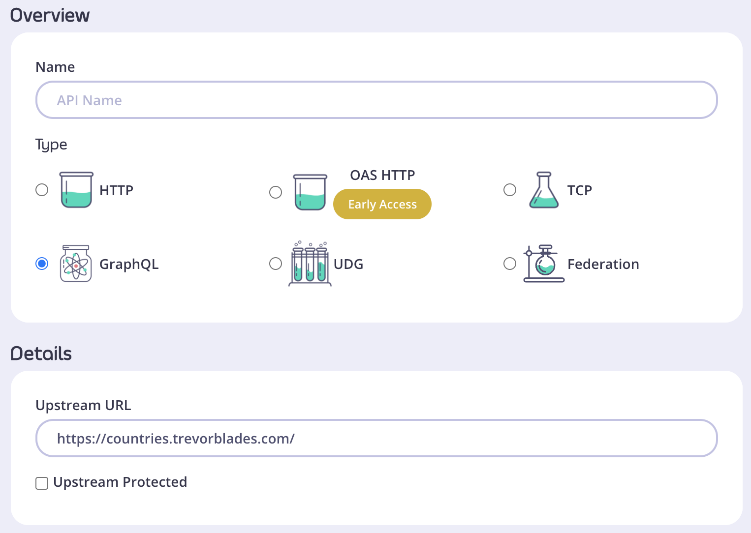 Create GQL API