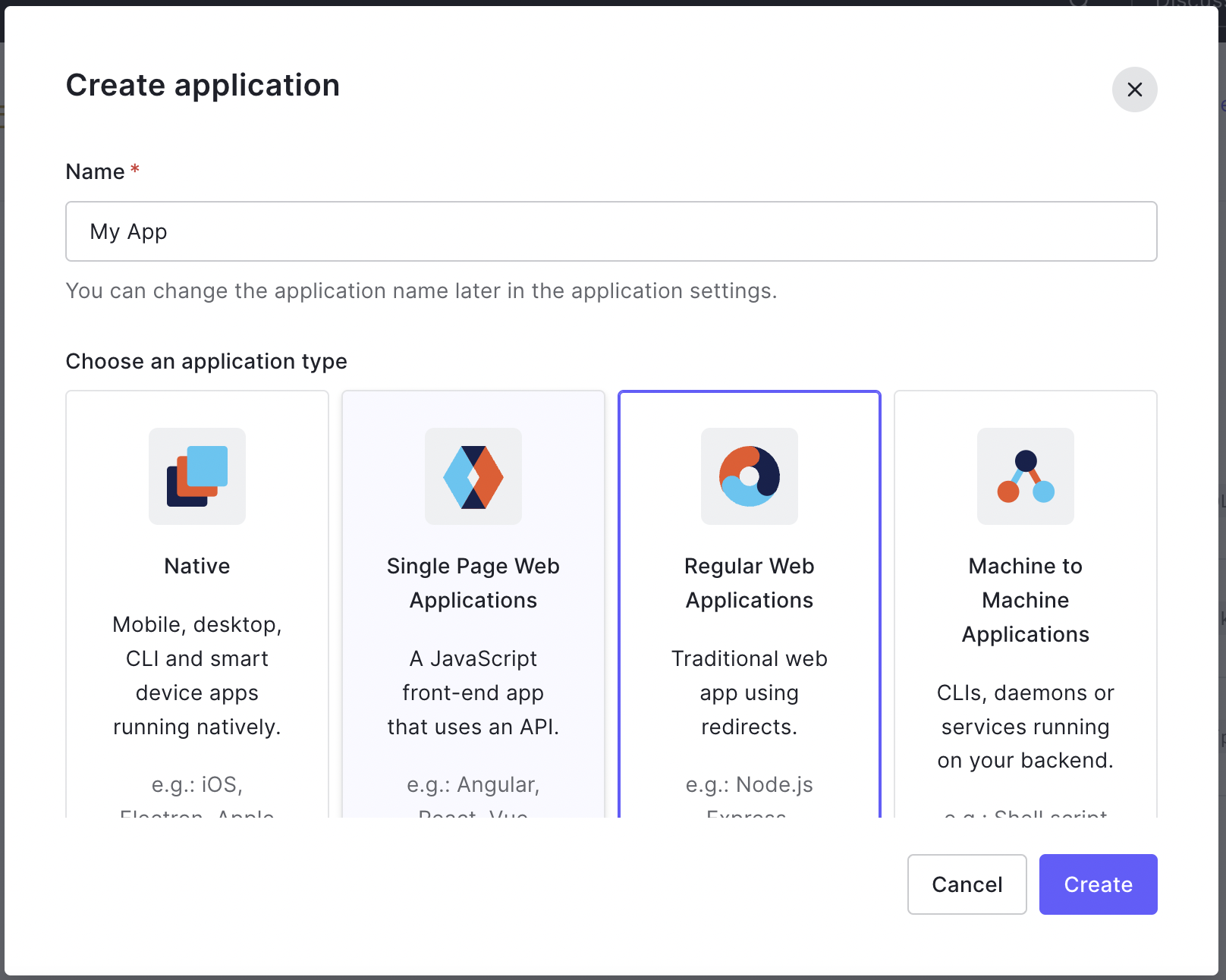 Auth0 Application information