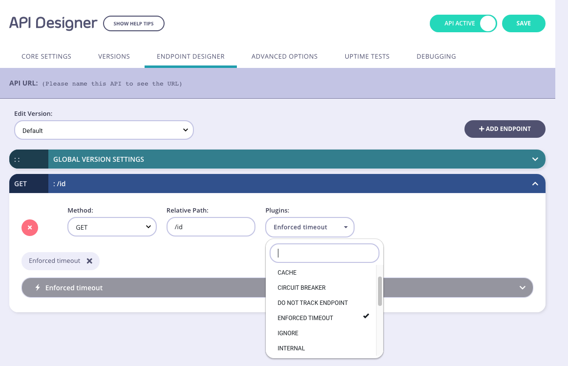 Plugin dropdown