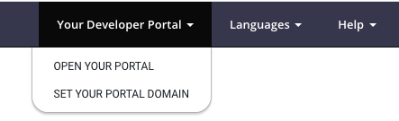 Portal Menu