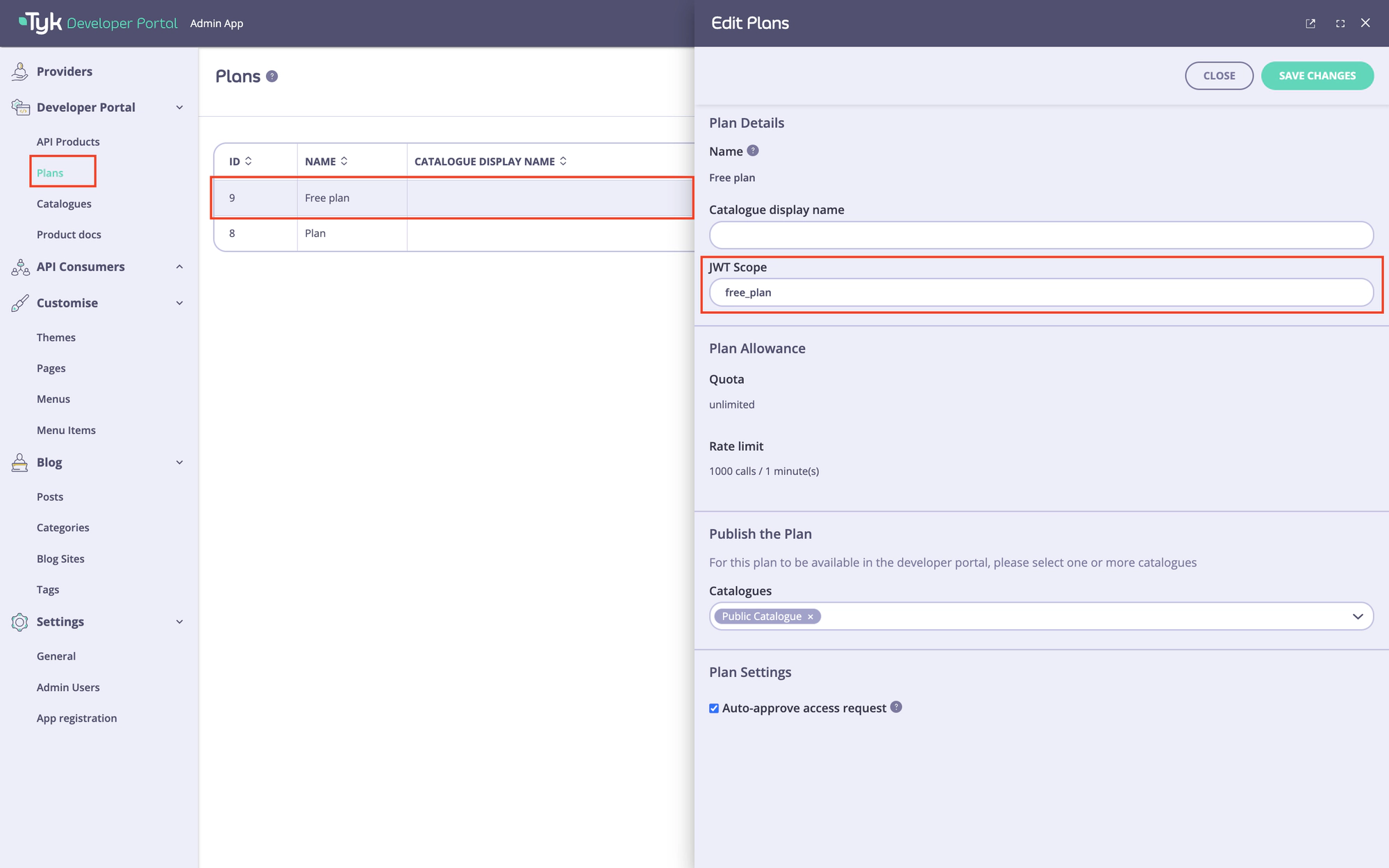 Configure a plan to work with the DCR flow