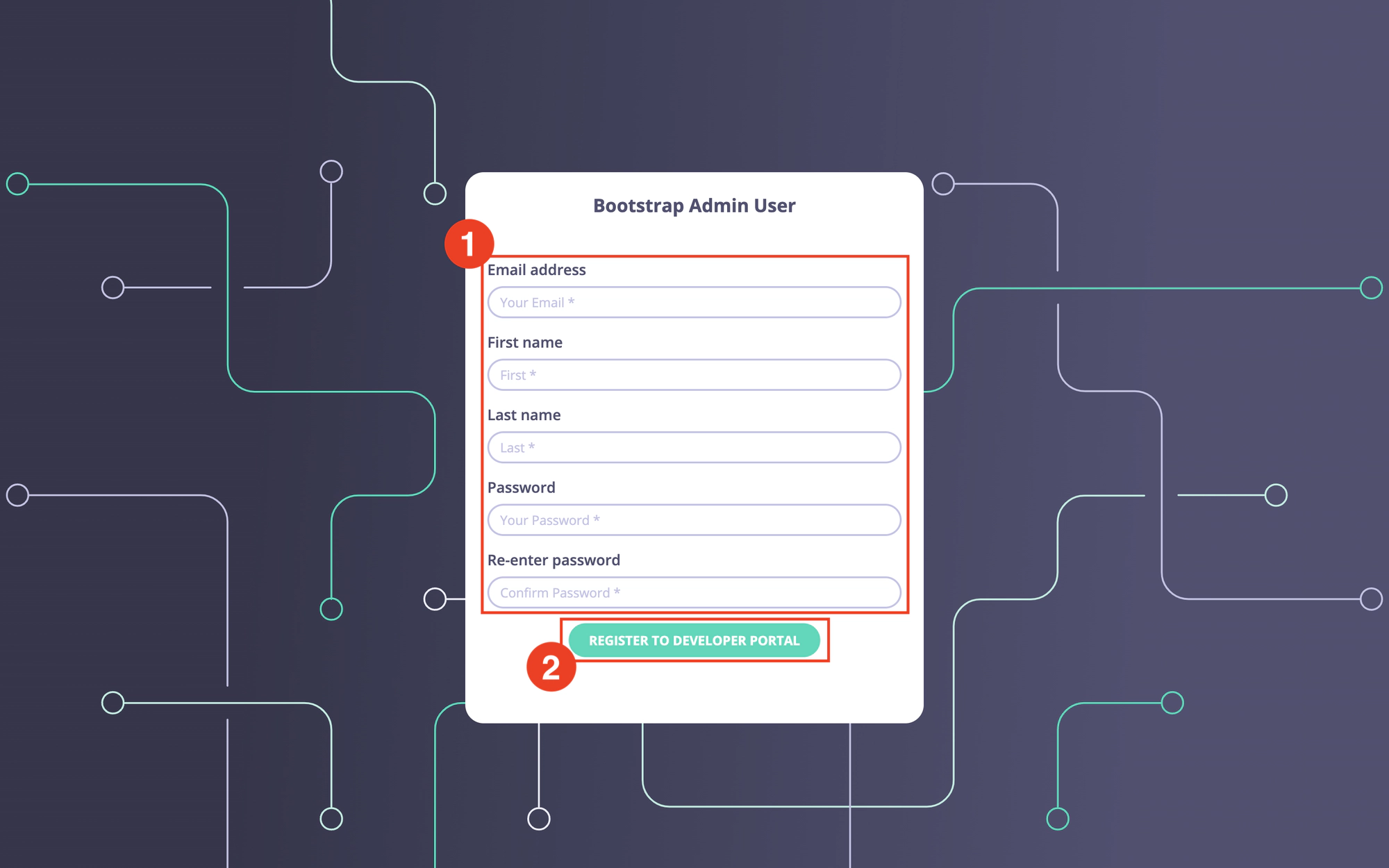 Portal bootstrap UI