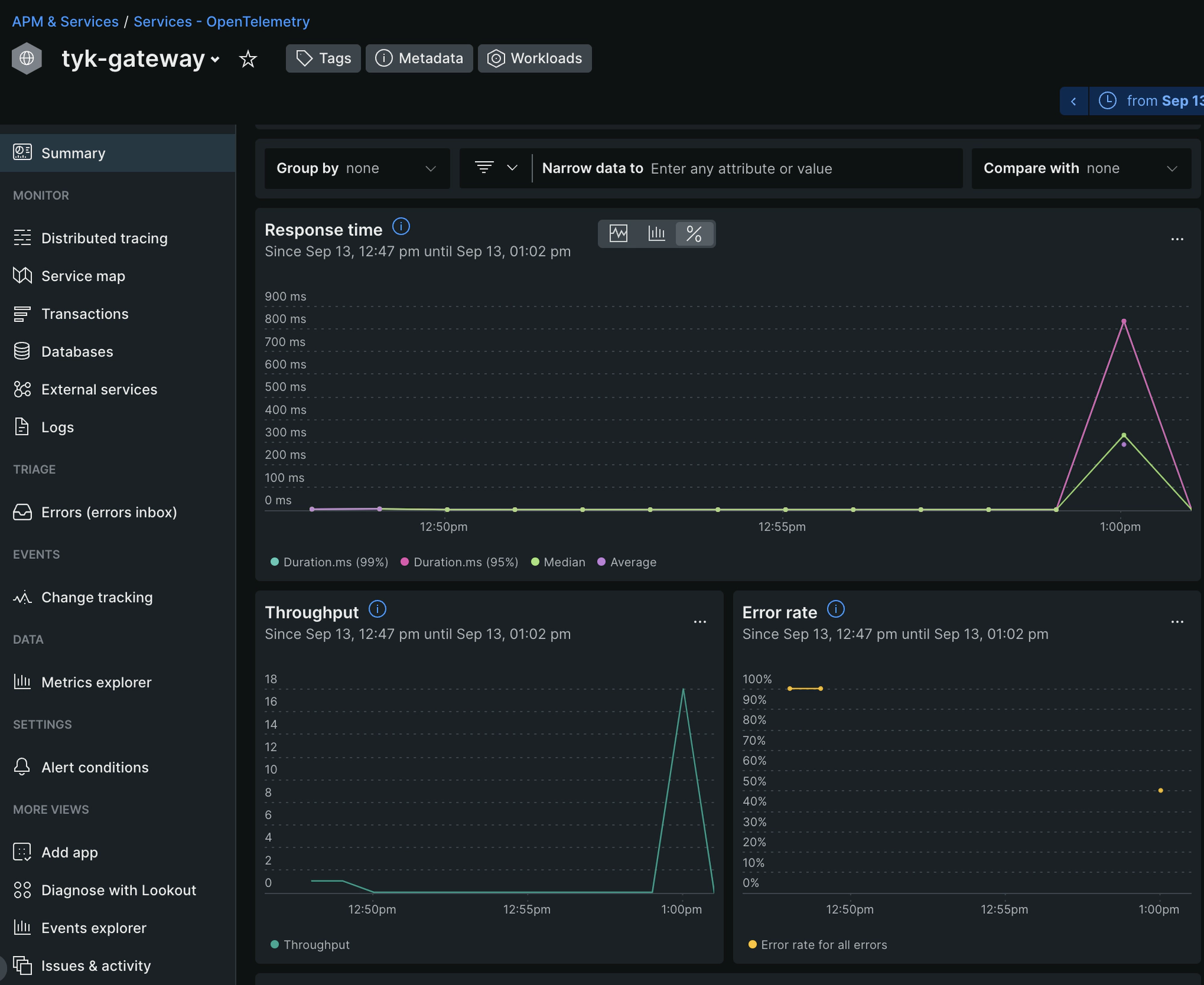 New Relic Metrics