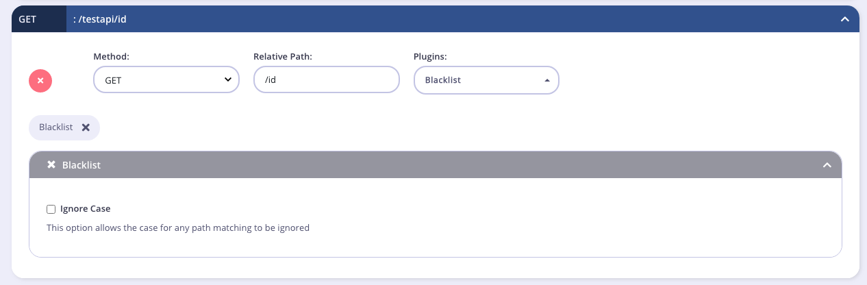 Blocklist options