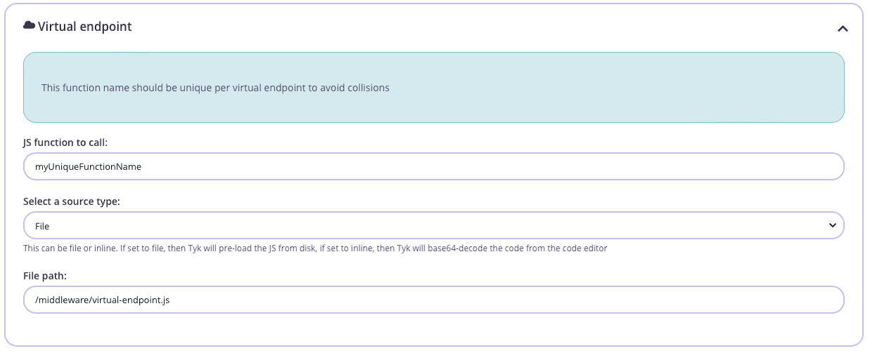 Configuring file based JS code