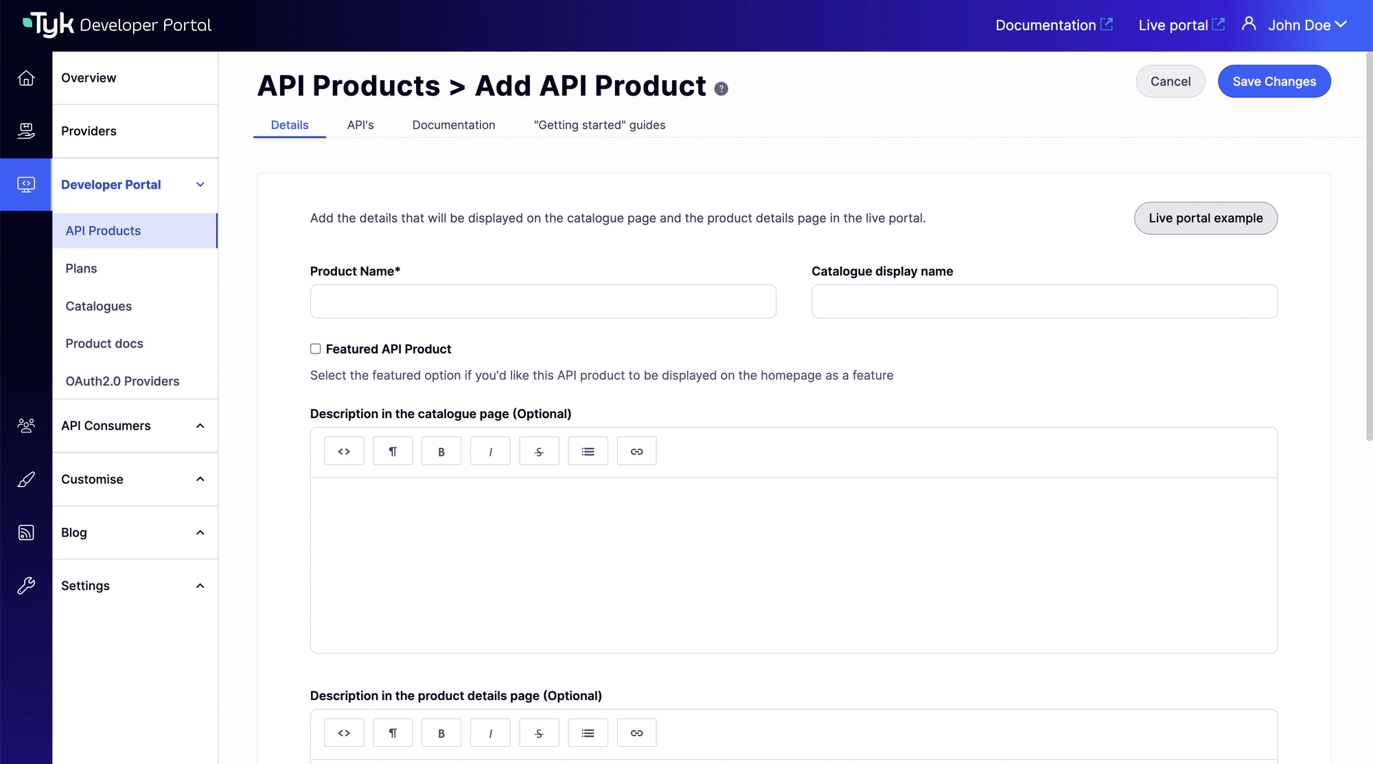 Add an API Product