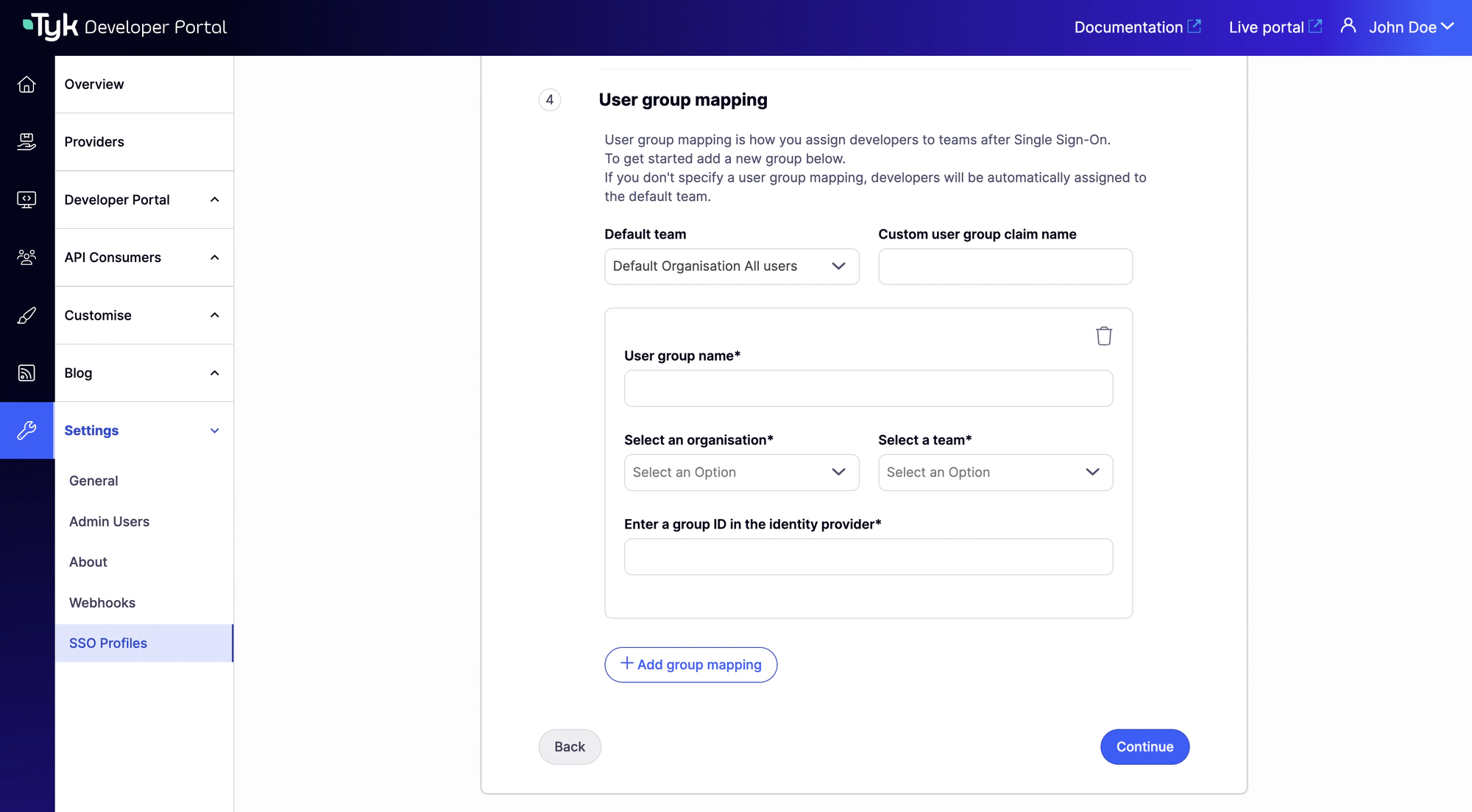 SSO Profiles Wizard