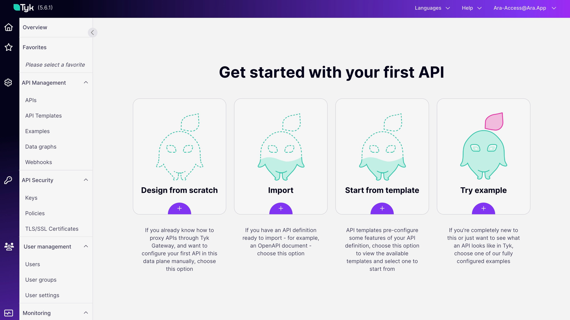 Create New API