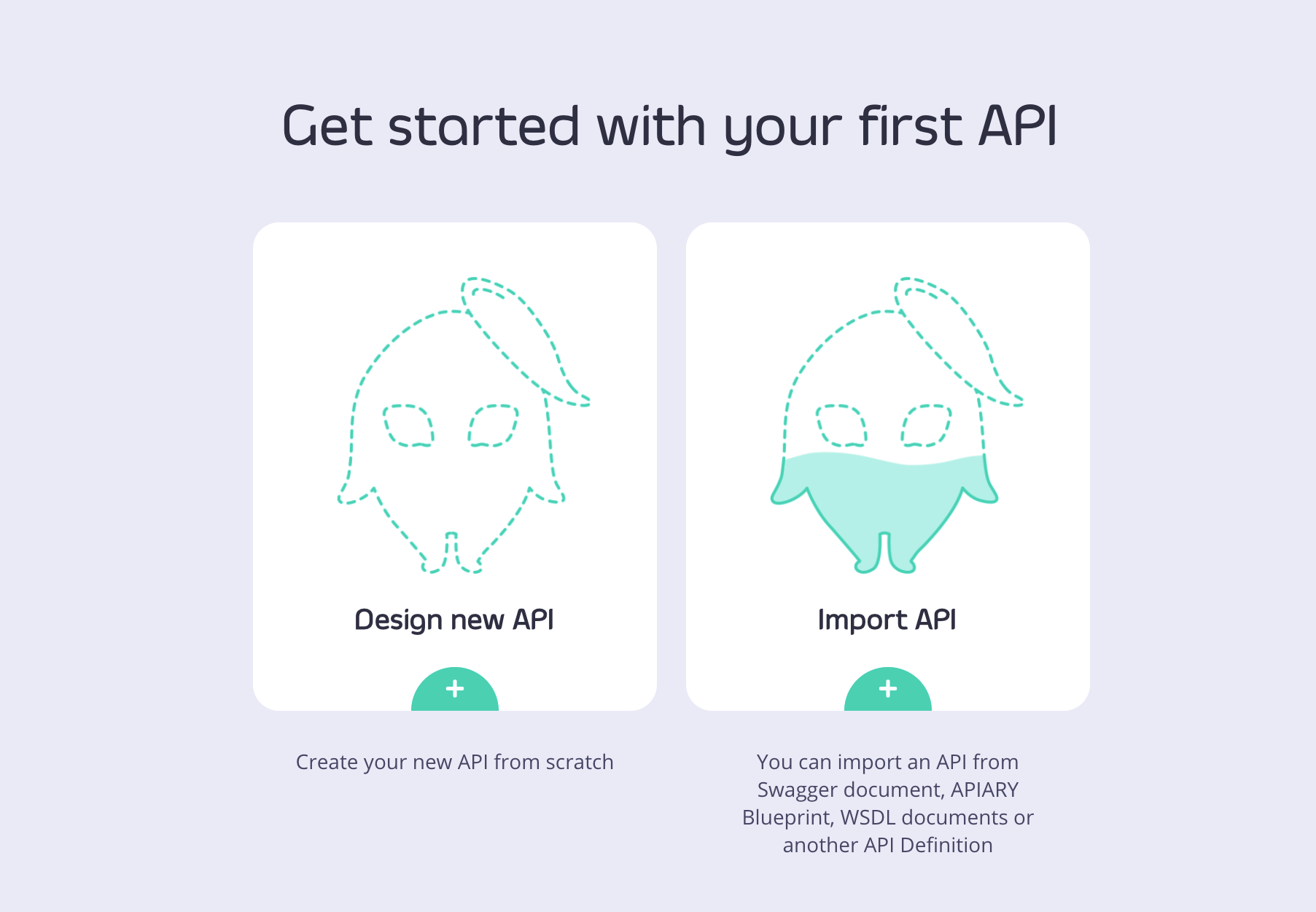 First API screen