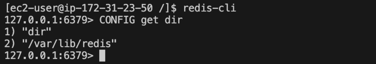 Redis CONFIG example