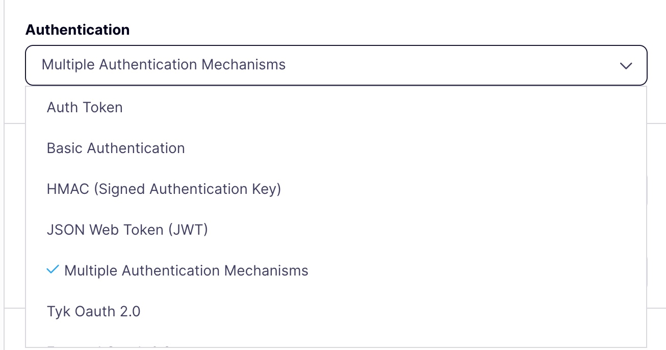 Select Multiple Auth