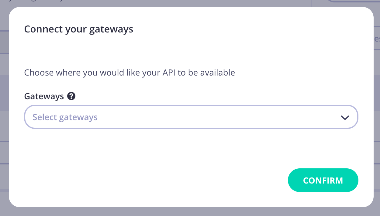 Connect your Edge Gateways dialog