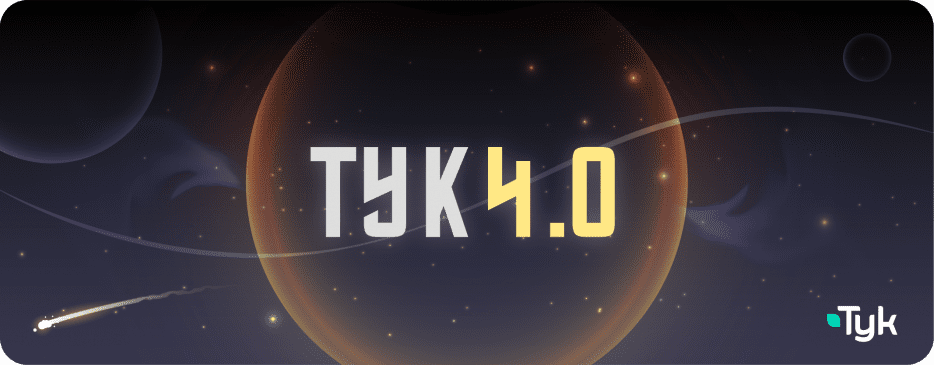 Tyk 4.0 space themed illustration