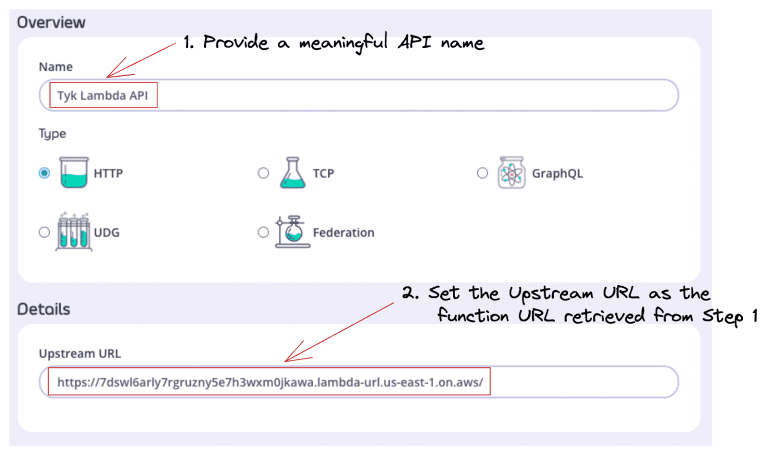 APIM for AWS Lambda - Tyk API Gateway