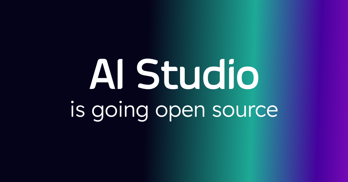 AI Studio is going Open Source (and why the AI Control Plane must be ...